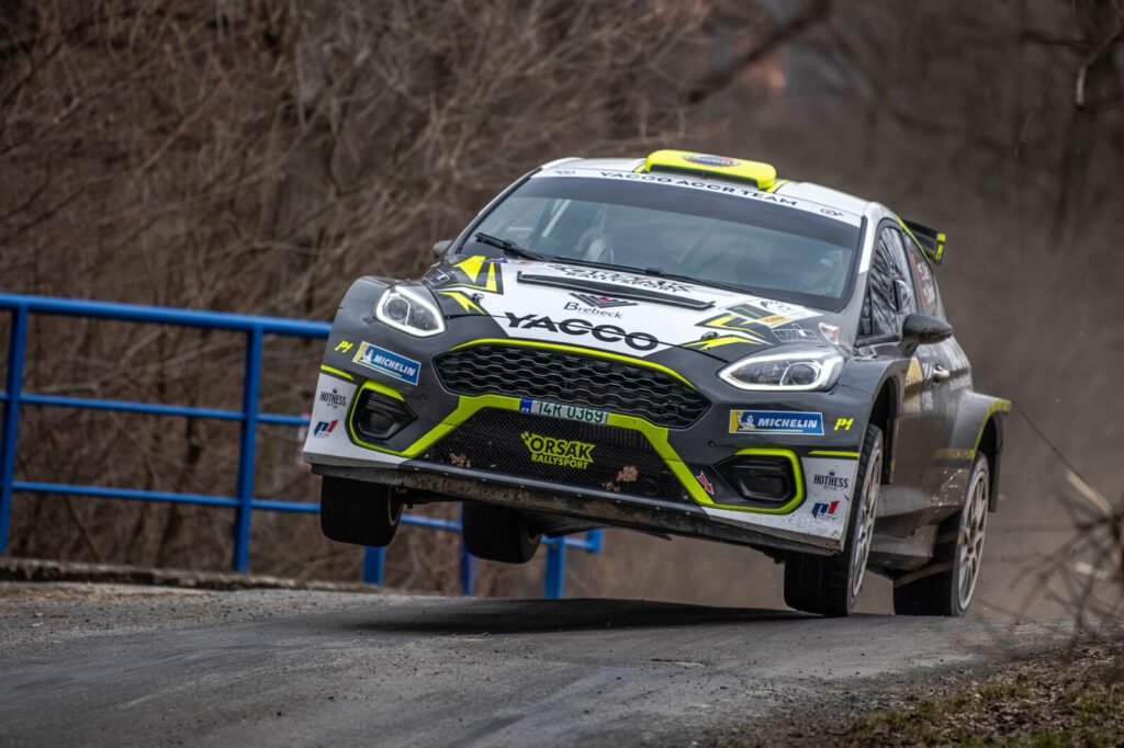 Erik Cais a Jindřiška Žáková, CZE, Orsák Rallysport, Ford Fiesta R5 Rally2, Kovax Valašská rallye ValMez 2021