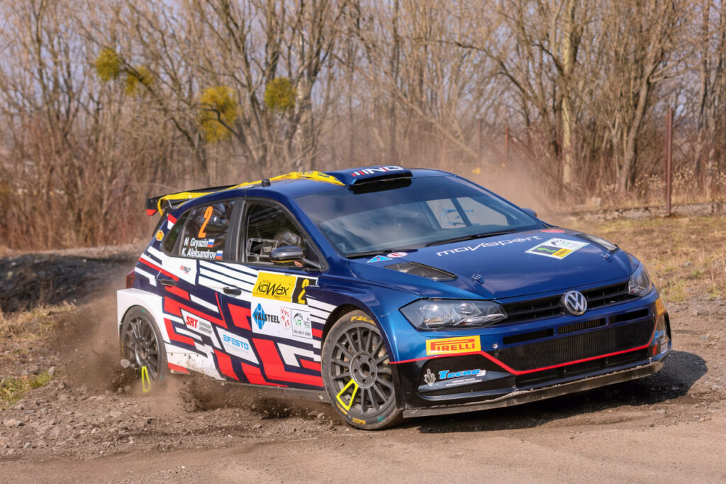 #2 Gryazin Nikolay – Aleksandrov Konst., LV﻿, Sports Racing Technologies﻿, ﻿Volkswagen Polo Gti R5﻿, ﻿RC2﻿, ﻿FIA﻿, Kowax Valašská Rally ValMez 2021