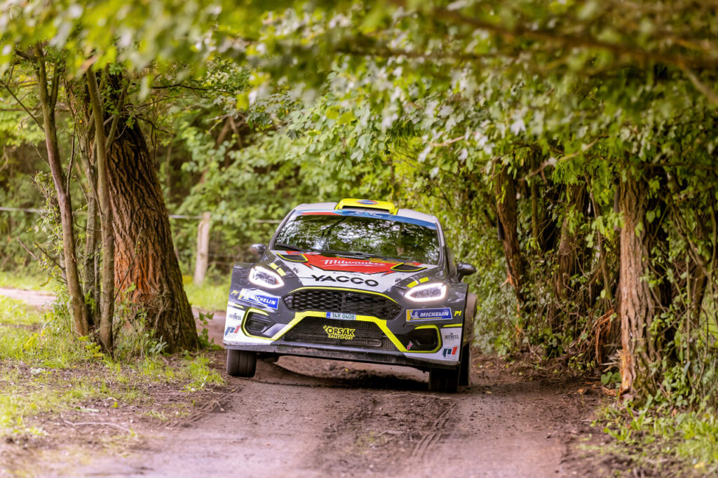 #8 Cais Erik – Žáková Jindřiška, CZ, Yacco ACCR Team, Ford Fiesta R5 MkII, Barum Czech Rally Zlín 2021