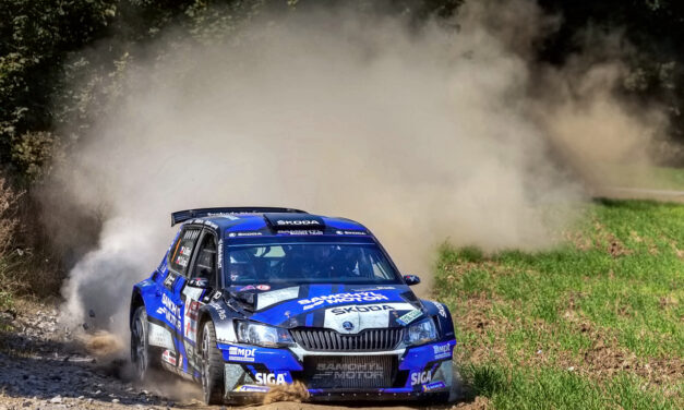 Adam Březík a&nbsp;Ondřej Krajča ovládli 30. Rally Vyškov 2022